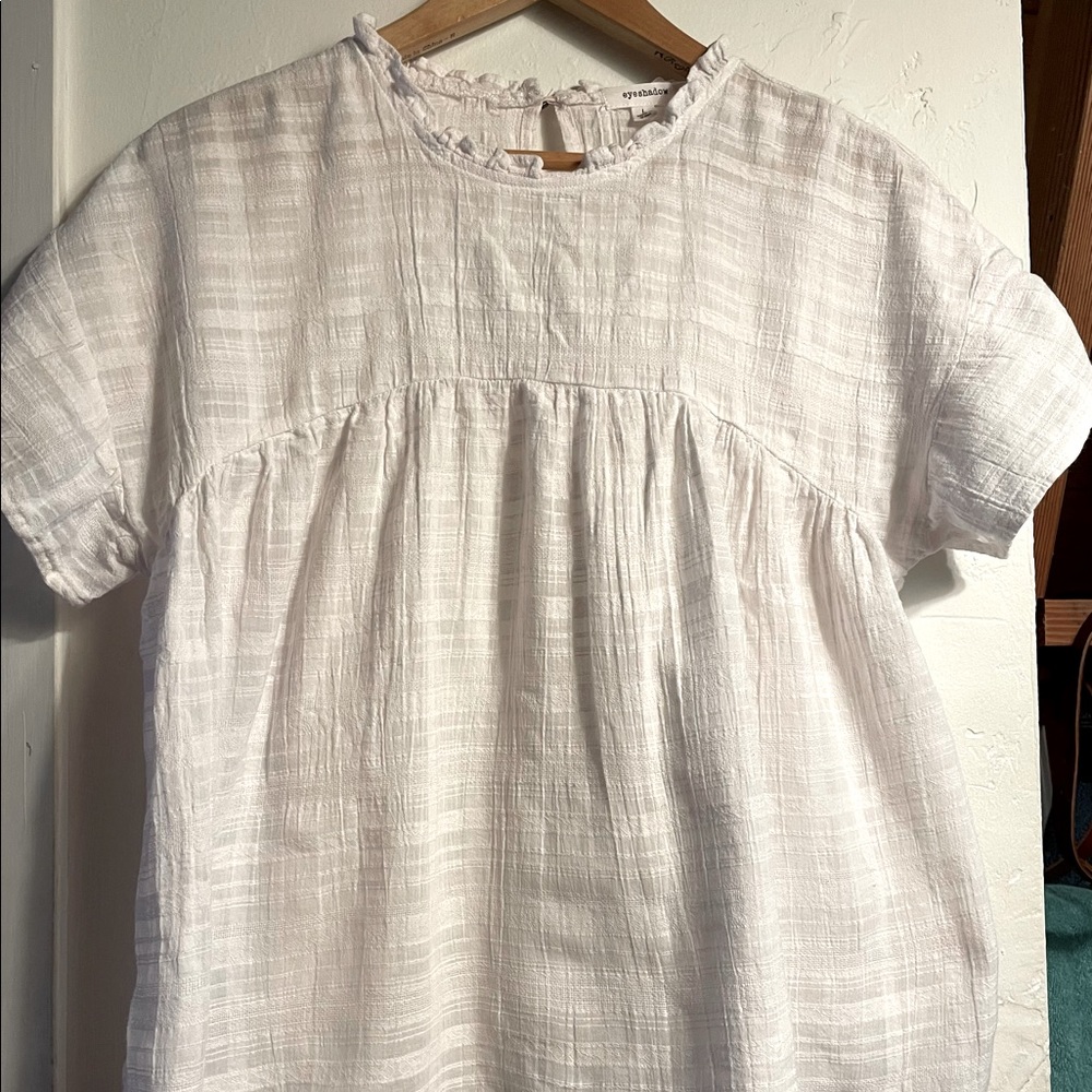 White cotton blouse by Eyeshadow